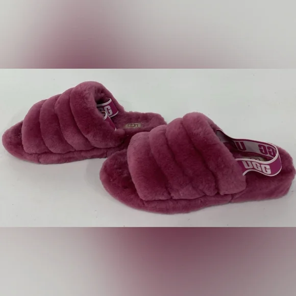 UGG Fluff Yeah Flatform Slide Sandals Size 8 Like New MSRP $110 - Picture 4 of 8